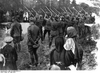 Beisetzung des Jagdfliegers Manfred von Richthofen, 1918