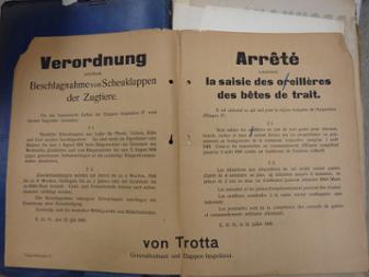 Verordnung von Generalleutnant von Trotta vom 12. Juli 1918