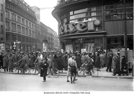 NS-Boykott gegen jüdische Geschäfte in Berlin, März 1933