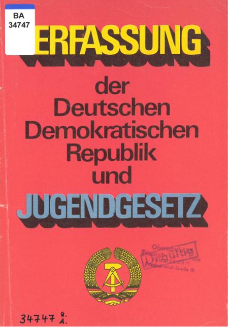 Veröffentlichung des Staatsverlages der DDR, Berlin 1983. (1. Auflage 1975)
