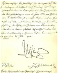 Kaiser Wilhelm II. an Alfred Graf von Waldersee, Kommandeur des Ostasiatischen Expeditionskorps