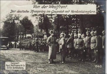 Kronprinz Wilhelm und Verdunkämpfer