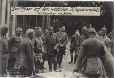 Wilhelm II. bei General Below