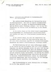 Interne Planungen zu Publikationsmaßnahmen (zur Rentenreform) des Presse- und Informationsamtes der Bundesregierung vom 26. 1.1957.