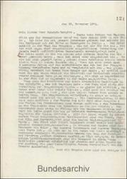 Brief an Ernst Schmidt-Dargitz vom 25. Nov. 1901