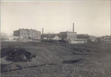 Fundamentbau für Baracken Herbst 1926