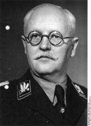 Porträt Fanz Xaver Schwarz in Uniform eines SS-Obergruppenführers