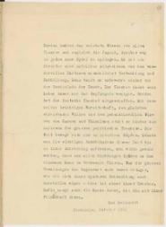 Max Reinhard über Maximilian Harden, Oktober 1921