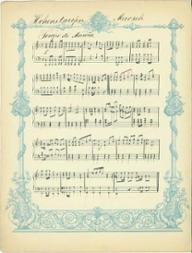 Eine Komposition von Eduard Spranger, seinem Vater gewidmet 1893