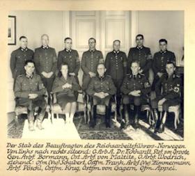 Stab des Beauftragten des Arbeitsdienstführers Norwegen, ca. 1940/41