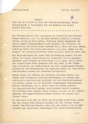 Bericht der Mitarbeiter der Abteilung Musik des Ministeriums für Kultur Meyer und Queck über einen Auftritt Wolf Biermanns im Haus der Tschechoslowakischen Kultur in Berlin am 6. April 1964