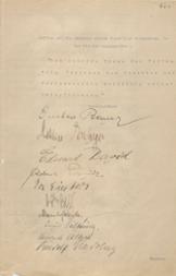 Schreiben der Reichskanzlei vom 21. August 1919, S. 2 mit Unterschriftenliste