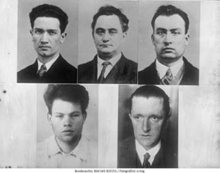 „Die Angeklagten im Reichstagsbrandstiftungsprozess“, 1933