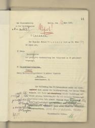 Glückwünsche der Reichsregierung zu Albert Einsteins 50. Geburtstag, März 1929 
