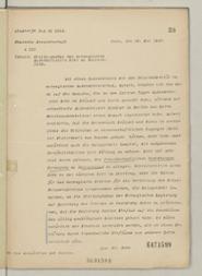 Stellungnahme des norwegischen Außenministers Koht zu Deutschland.- Bericht der Deutschen Gesandtschaft in Oslo (Dr. Sahm) an das Auswärtige Amt, 25. Mai 1937