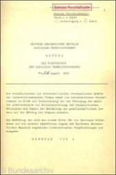 Befehl des Vorsitzenden des Nationalen Verteidigungsrates, Walter Ulbricht, vom 20. August 1968 (Seite 1)