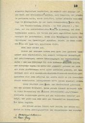 "Prozeß Harden", Manuskript (Abschrift), insg. 15 Seiten (Seite 2)