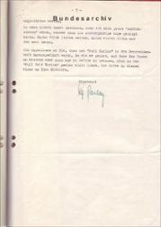 Brief des Regisseurs Veit Harlan an Bundeskanzler Adenauer vom 7. Mai 1952.
Seite 7 von 7