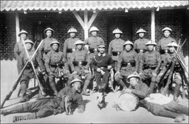 Chinesentruppe, Korporalschaft Geiger, in Licun 1900