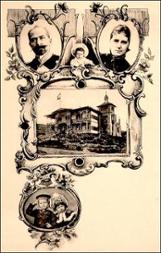 Postkarte des Gouverneurs von Kiautschou und seiner Familie