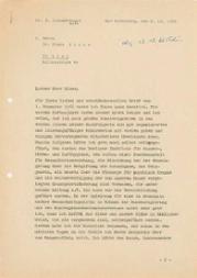 Schreiben an Franz Klose vom 8. Dezember 1966, Seite 1