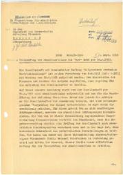 Auftrag des Ministeriums der Finanzen zur Überprüfung der von der ADN GmbH erstellten Abschlussbilanz, 27.9.1953