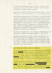 Auszug aus dem Bericht der Kommission „Vorbeugender Geheimschutz“ vom 11.11.1974, erstattet im Nov. 1974 