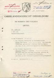 Urteil des Oberlandesgerichts Düsseldorf in der Strafsache gegen Günter und Christel Guillaume wegen Landesverrats u.a. vom 15.12.1975