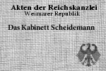 Das Kabinett Scheidemann