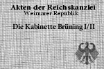 Die Kabinette Brüning I und II 