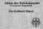 Das Kabinett Bauer