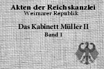 Kabinett Müller II. Band 1 
