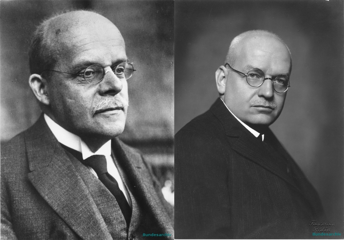 Wilhelm Marx (Bild 146-1973-011-02) und Hans Luther (Bild 146-1969-008A-07)