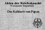 Das Kabinett von Papen