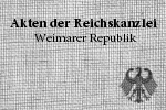 Icon Akten der Reichskanzlei. Weimarer Republik