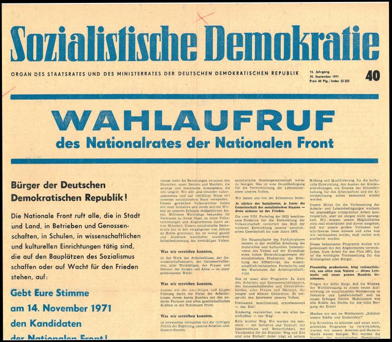 Wahlen In Der Ddr Einfach Erklärt Wahlen in der DDR - Bundesarchiv