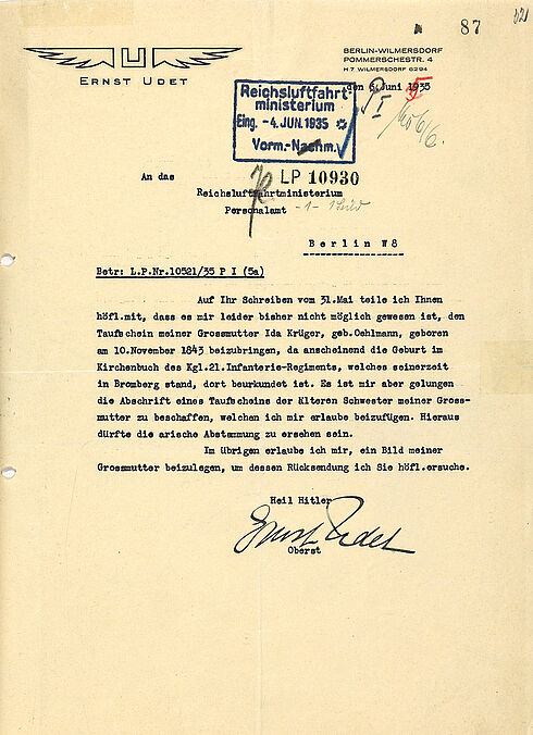 Maschinell erstelltes Schriftgut