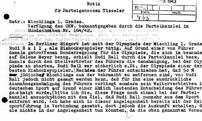 maschinengeschriebenes Dokument