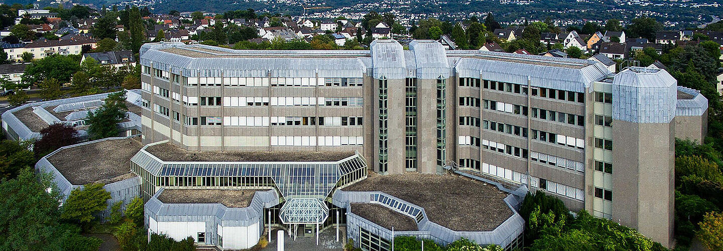 Luftbild des Standortes Koblenz aus Westen, 2016