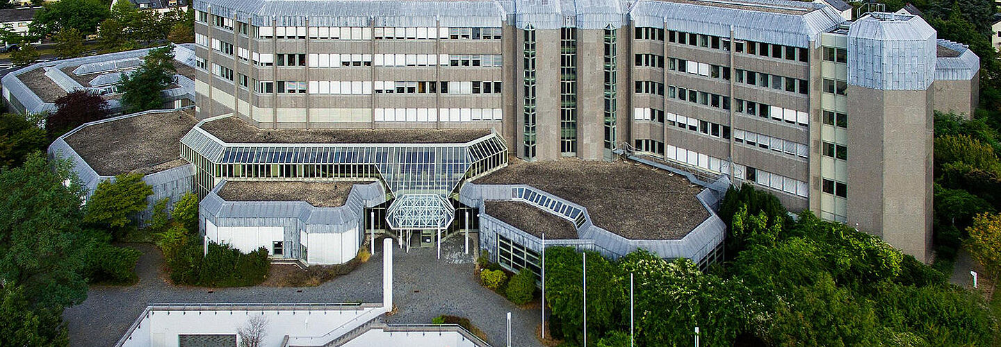 Luftbild des Standortes Koblenz aus Westen, 2016