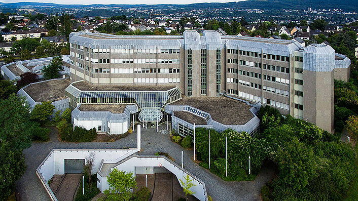 Luftbild des Standortes Koblenz aus Westen, 2016