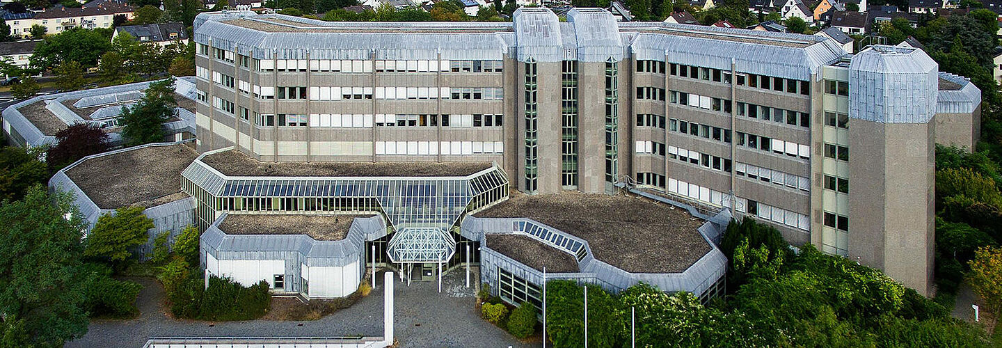 Luftbild des Standortes Koblenz aus Westen, 2016