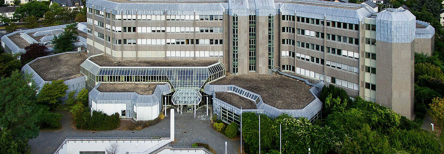 Luftbild des Standortes Koblenz aus Westen, 2016