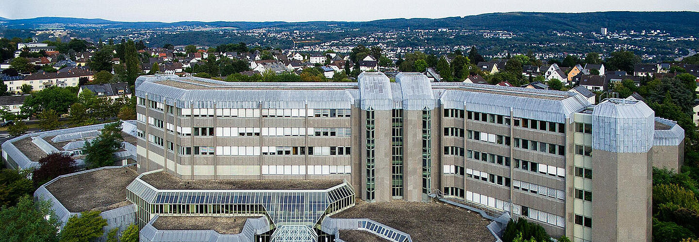 Luftbild des Standortes Koblenz aus Westen, 2016