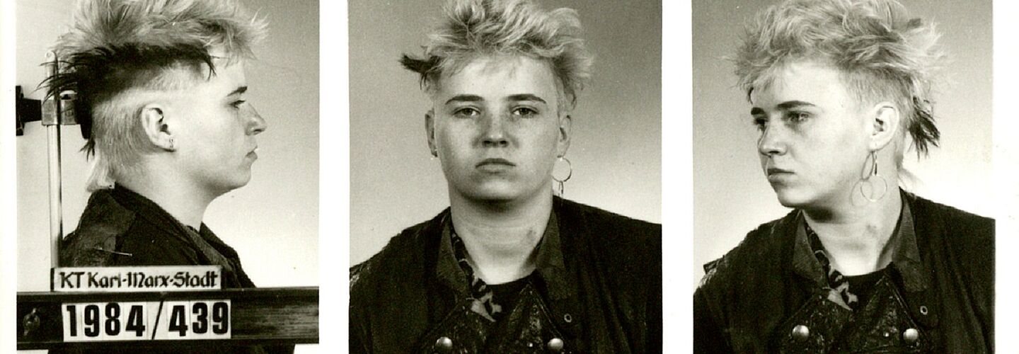 Bild der Punkerin Kim Pickenhain in Untersuchungshaft