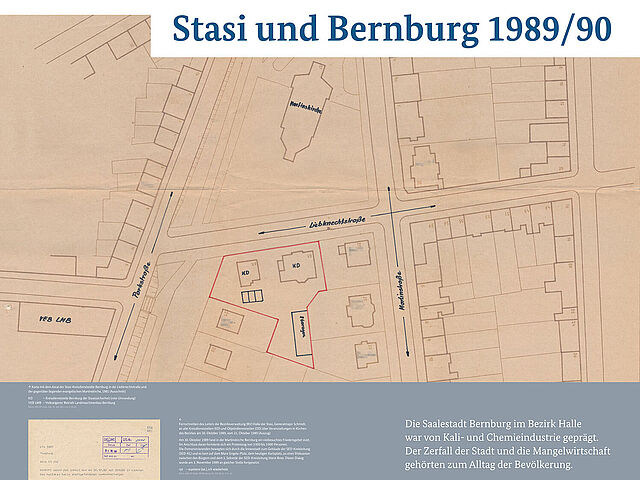 Ausstellungsmodul 160 „Stasi in Bernburg“
