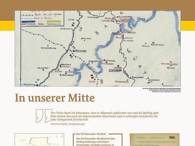 Ausstellung Rastatter Prozesse Tafel 13: „In unserer Mitte“