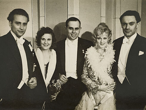 Presseball mit Leni Riefenstahl
