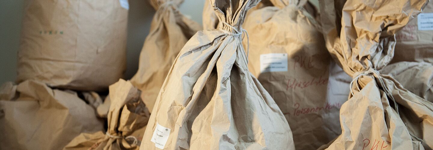 Vorvernichtetes Material