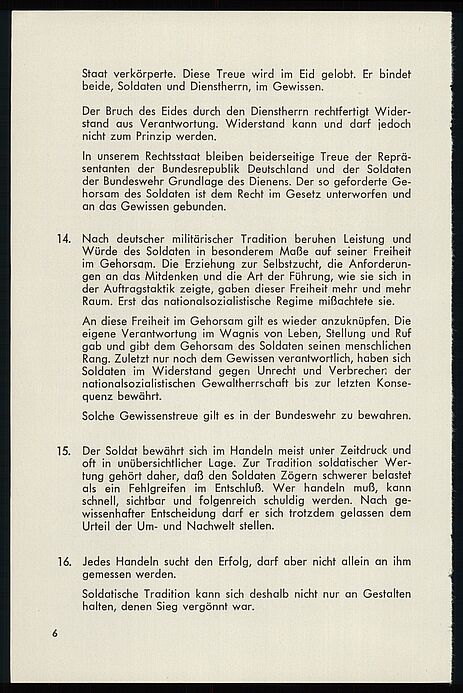 Maschinengeschriebenes Dokument